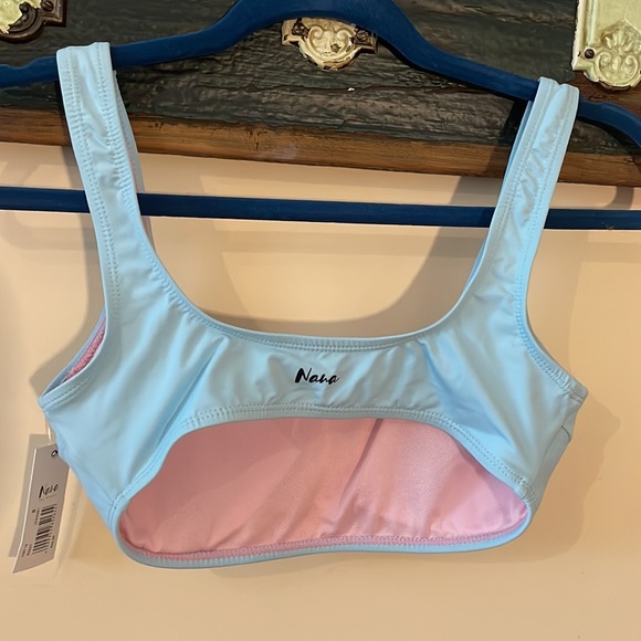 Nana the Brand Powder Blue Bikini Top Size Small - Picture 9 of 13
